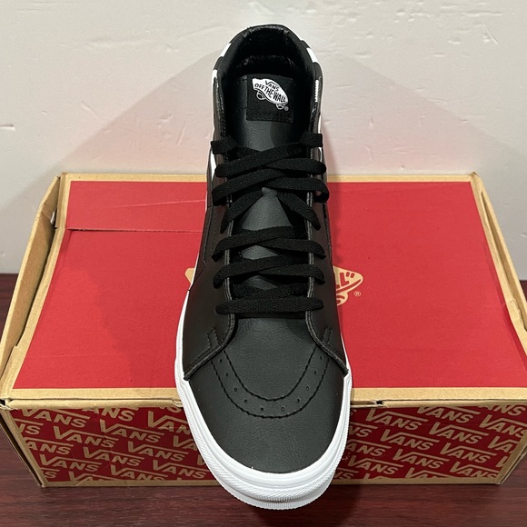 Vans SK8 Hi, Classic Tumble, VNOA38GEUBC, Black & White - Picture 4 of 12